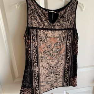 Dressy patterned tank - never worn!
